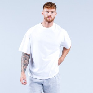 Camiseta DFYNE Recharge Graphic Hombre Blancos | 9465-MEALP