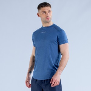 Camiseta DFYNE Stealth Training Hombre Azules | 1875-FKJWE