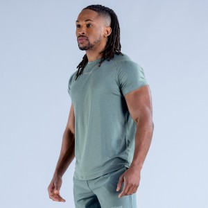 Camiseta DFYNE Stealth Training Hombre Verde Oliva | 6723-FAVEU
