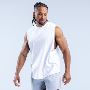 Camiseta sin Manga DFYNE Recharge Graphic Hombre Blancos | 0349-ZEITB