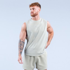 Camiseta sin Manga DFYNE Recharge Hombre Grises | 1308-CRMFI