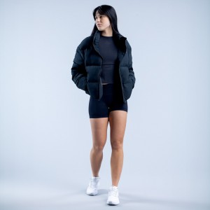 Chamarras DFYNE Revive Short Down Mujer Negros | 1087-MREKX