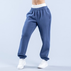 Pantalon Jogger DFYNE Revive Heavy Weight Mujer Azules Oscuro | 9465-ITNPE