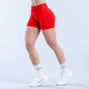 Shorts DFYNE Defy 4.5" Mujer Naranjas | 1950-RAGMH