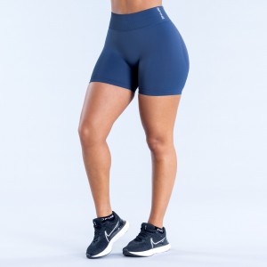 Shorts DFYNE Dynamic 4.5" Mujer Azules Oscuro | 2469-HSGZB