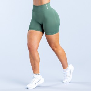 Shorts DFYNE Dynamic 4.5" Mujer Verdes | 0456-JMVYB