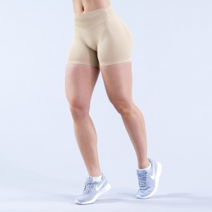 Shorts DFYNE Impact 4.5" Mujer Beige | 9314-RASNL