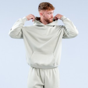 Sudadera con Capucha DFYNE Recharge Graphic Hombre Grises | 0286-WUCFR