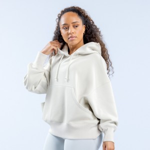 Sudadera con Capucha DFYNE Signature Mujer Blancos | 5146-LBTYD