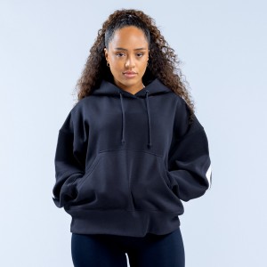 Sudadera con Capucha DFYNE Signature Mujer Negros | 6812-YHDPM