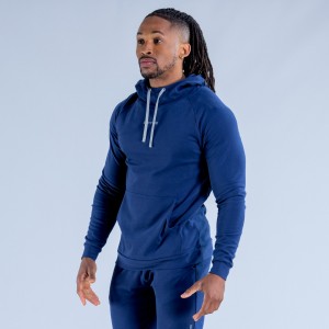 Sudadera con Capucha DFYNE Stealth Midweight Hombre Azules | 1637-HOTUG