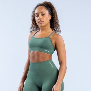 Sujetador Deportivo DFYNE Dynamic Backless Mujer Verdes | 6934-NGBUE