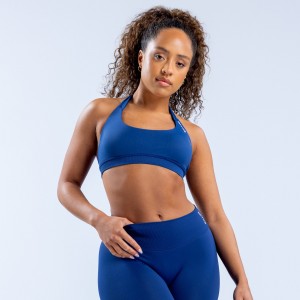 Sujetador Deportivo DFYNE Impact Mujer Azules | 7329-ERQNH