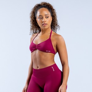 Sujetador Deportivo DFYNE Impact Strappy Mujer Fucsia | 0795-CSIRZ