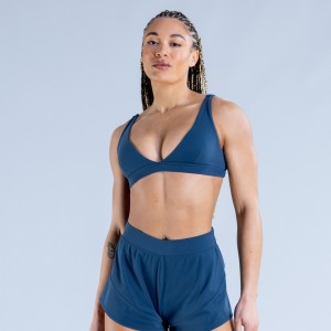 Sujetador Deportivo DFYNE Origin Minimal Mujer Azules | 2785-AXPOR