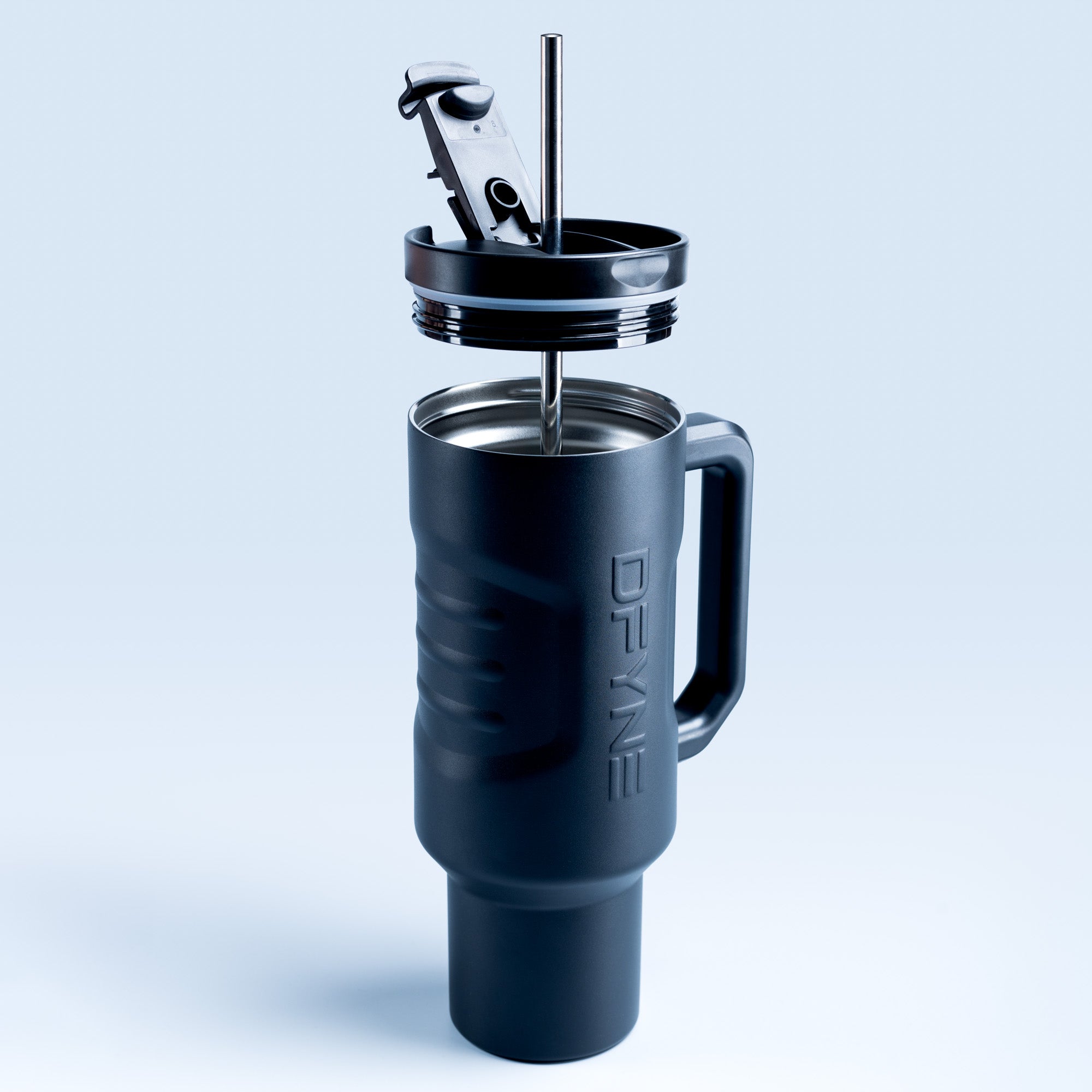 Botellas de Agua DFYNE Mujer Negros | 5902-ZPUQD