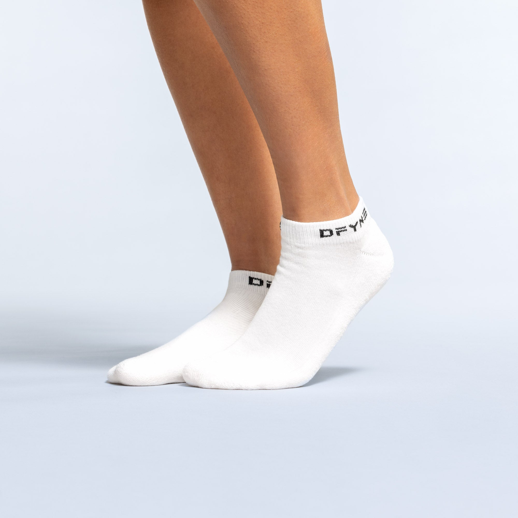 Calcetines DFYNE Revive Ankle Mujer Blancos Negros | 1503-CKIWV