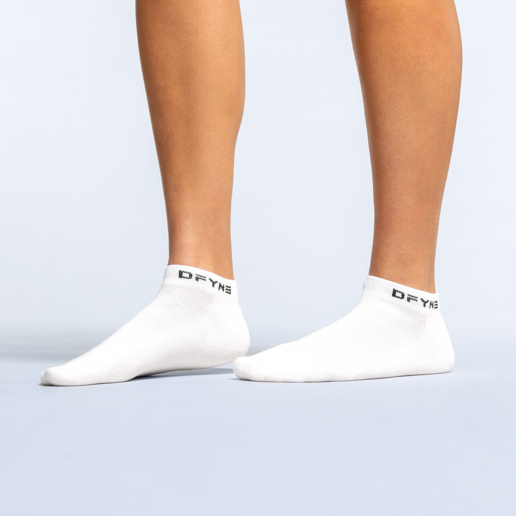 Calcetines DFYNE Revive Ankle Mujer Blancos Negros | 1503-CKIWV