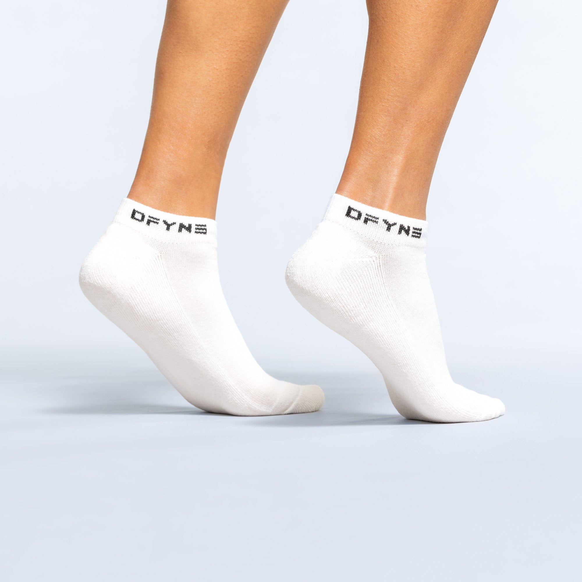 Calcetines DFYNE Revive Ankle Mujer Blancos Negros | 1503-CKIWV