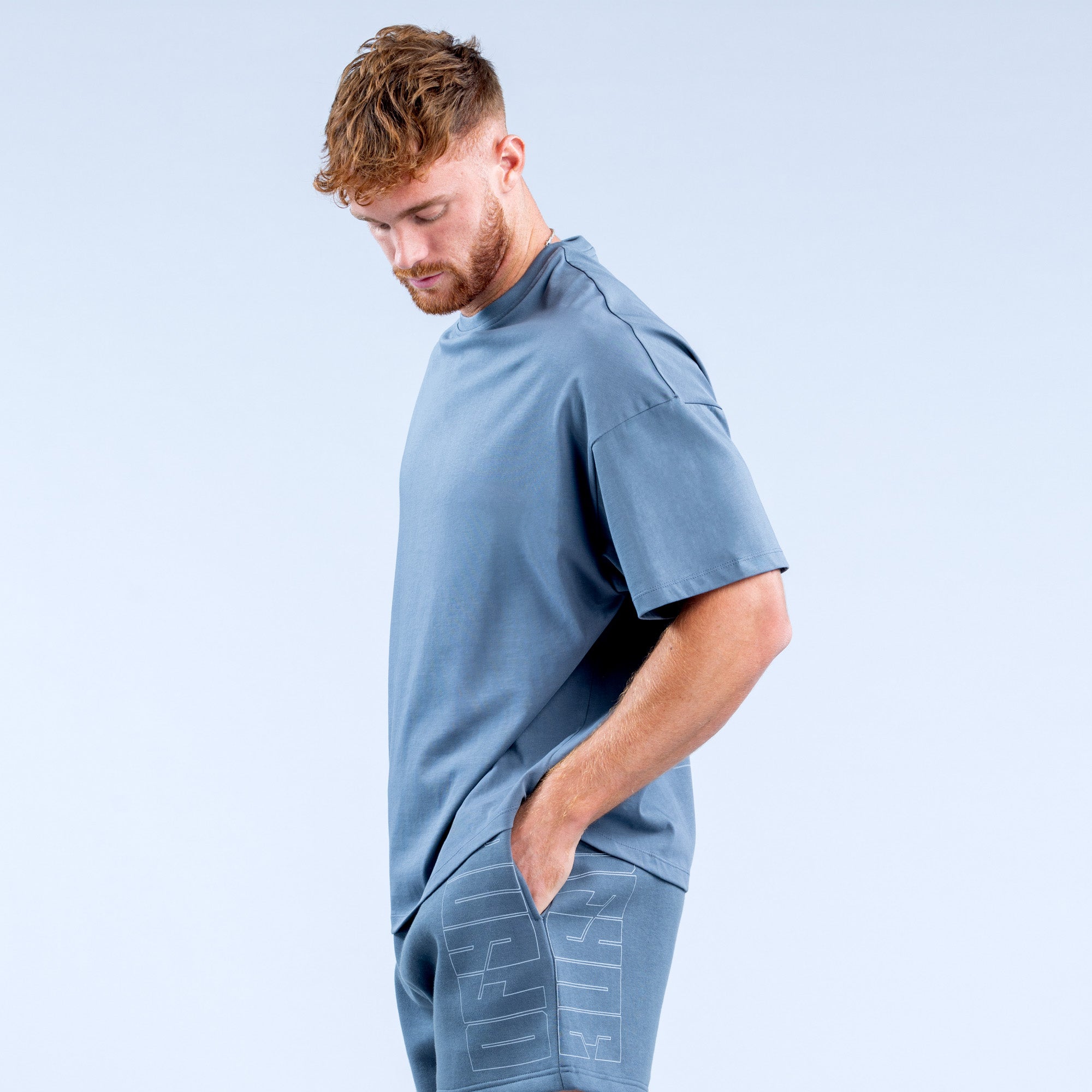 Camiseta DFYNE Recharge Graphic Hombre Grises | 4217-VAHWX