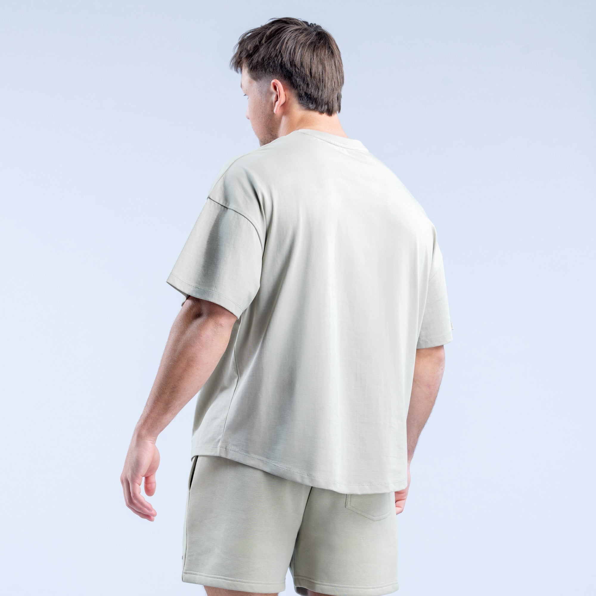Camiseta DFYNE Recharge Hombre Grises | 4183-GUHYT