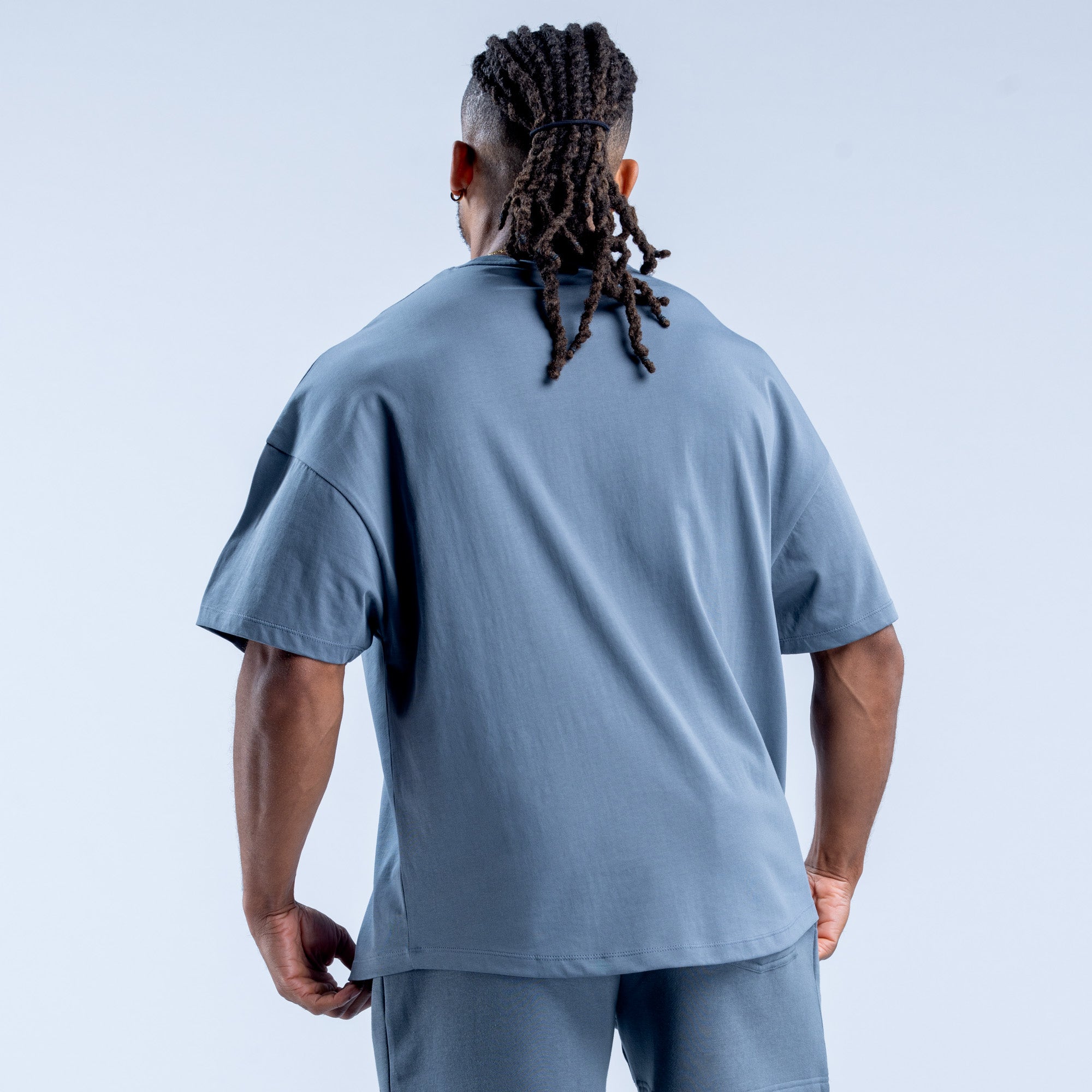 Camiseta DFYNE Recharge Hombre Grises | 6758-KISRM