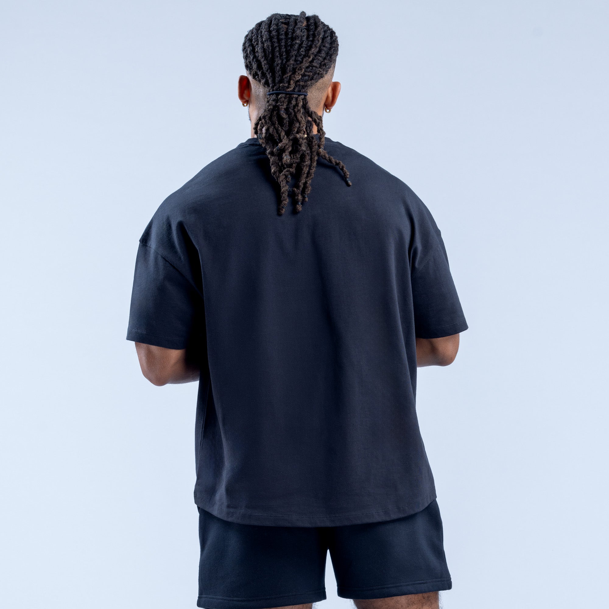 Camiseta DFYNE Recharge Hombre Negros | 9583-OBUAF