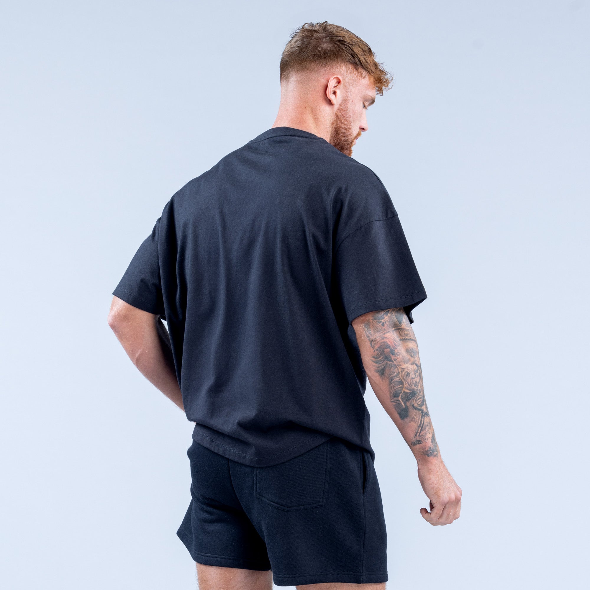 Camiseta DFYNE Recharge Hombre Negros | 9583-OBUAF