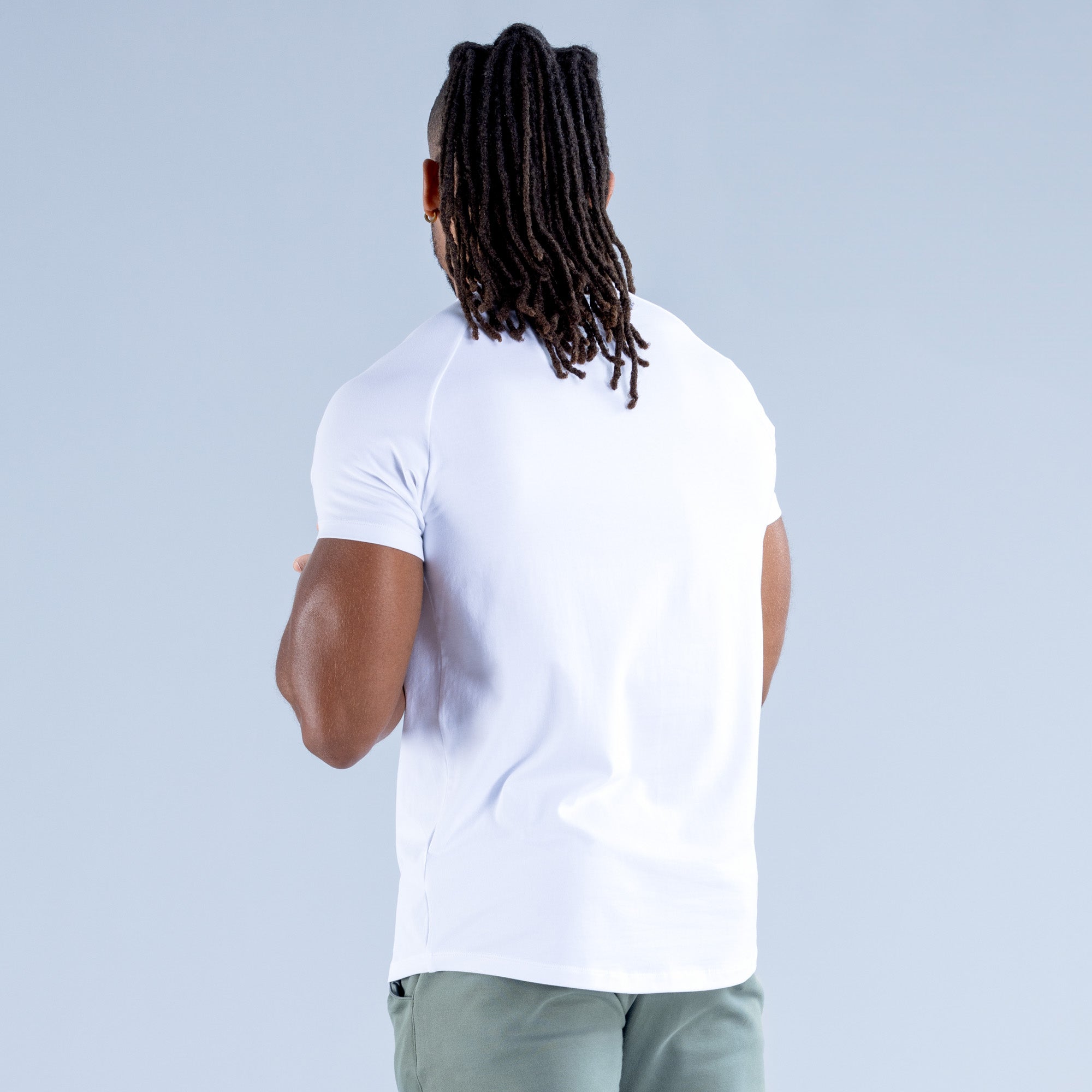 Camiseta DFYNE Stealth Hombre Blancos | 3184-VKJIN