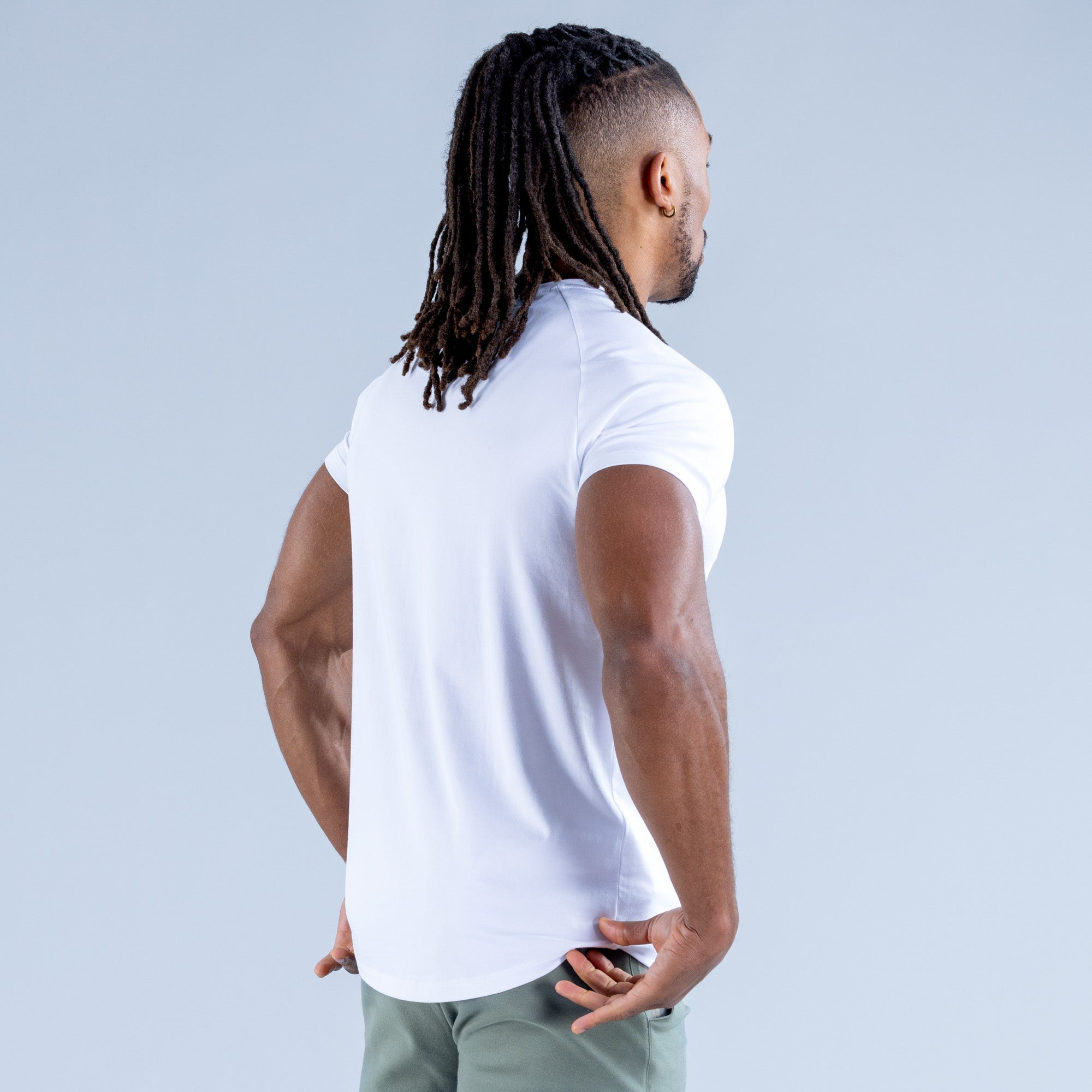 Camiseta DFYNE Stealth Hombre Blancos | 3184-VKJIN