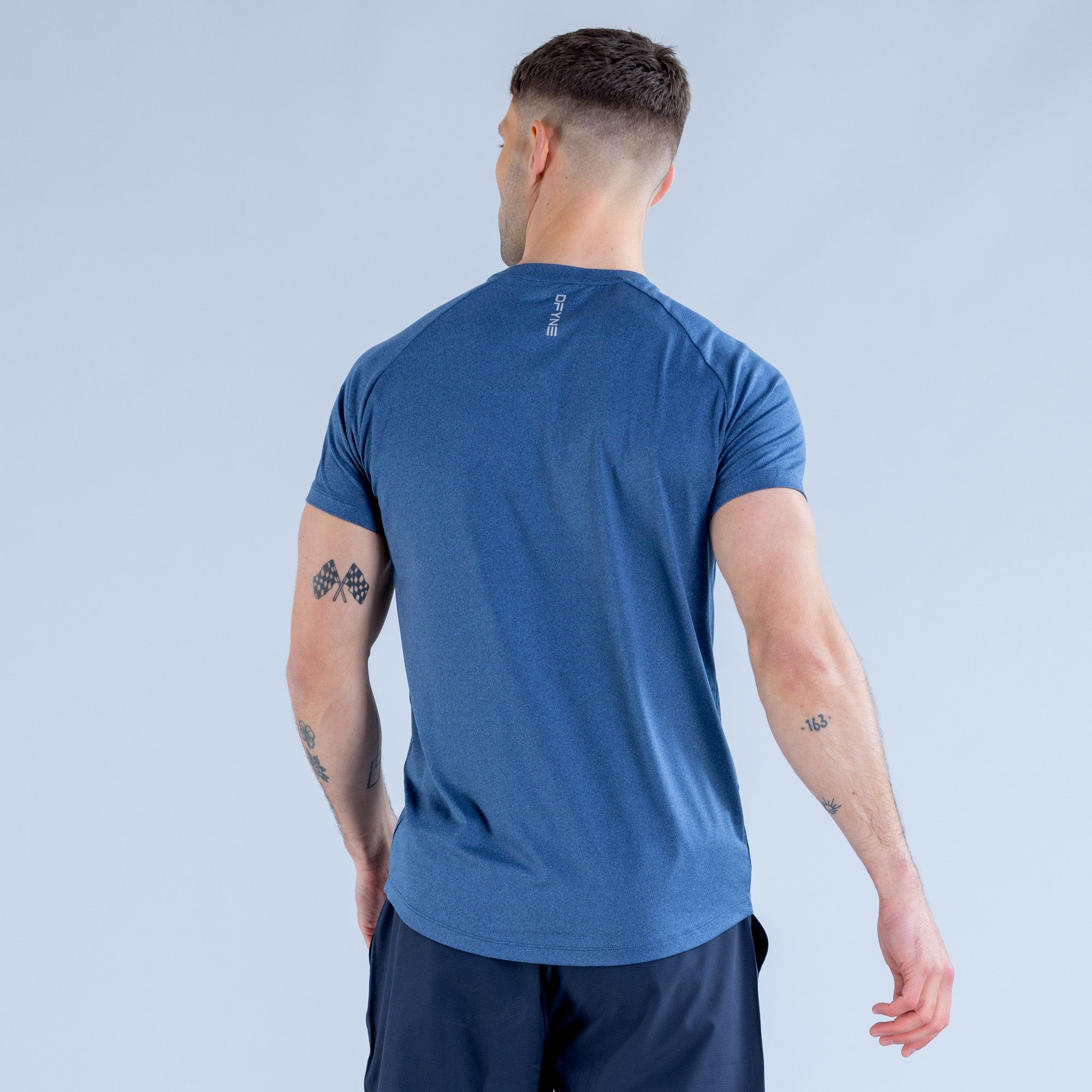 Camiseta DFYNE Stealth Training Hombre Azules | 1875-FKJWE