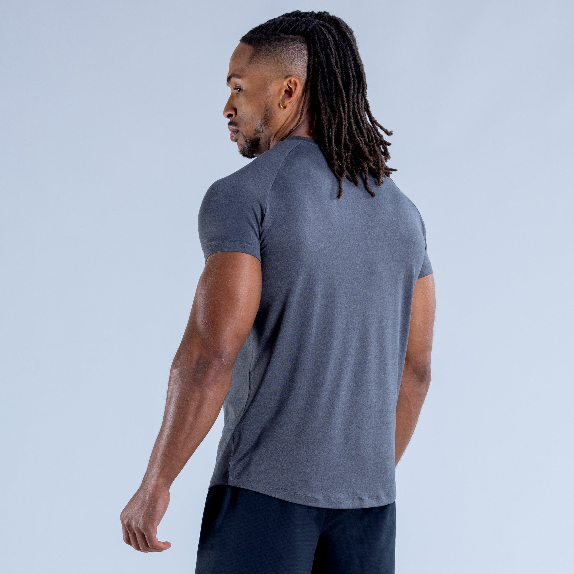 Camiseta DFYNE Stealth Training Hombre Negros | 5392-TVEBZ
