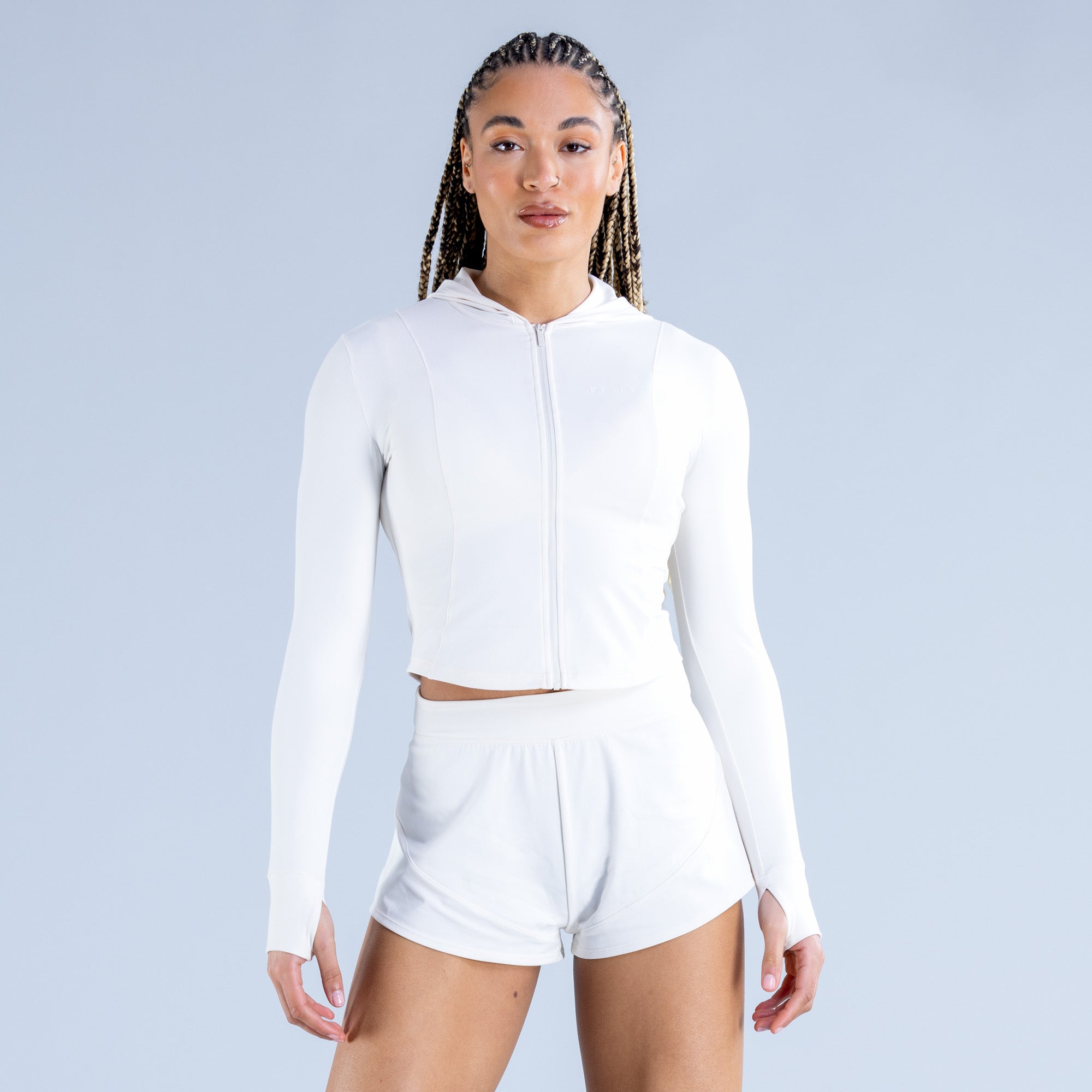Chamarras DFYNE Origin Zippy Mujer Blancos | 1873-PNKJG