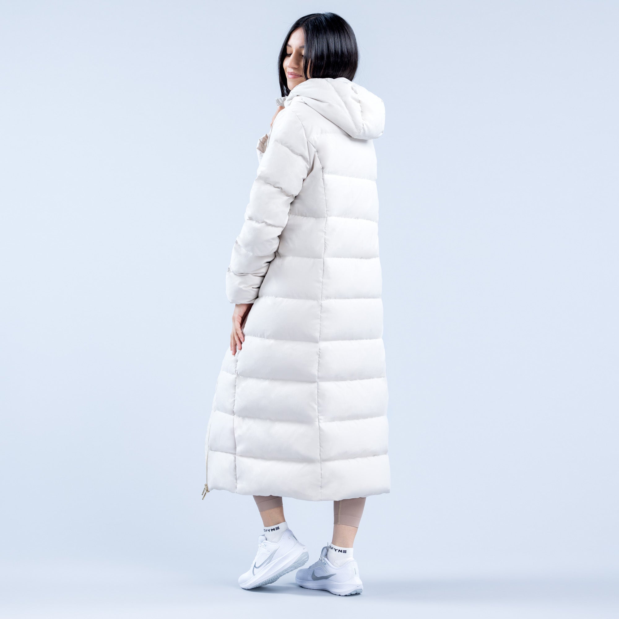 Chamarras DFYNE Revive Long Down Mujer Blancos | 9802-CFJPD