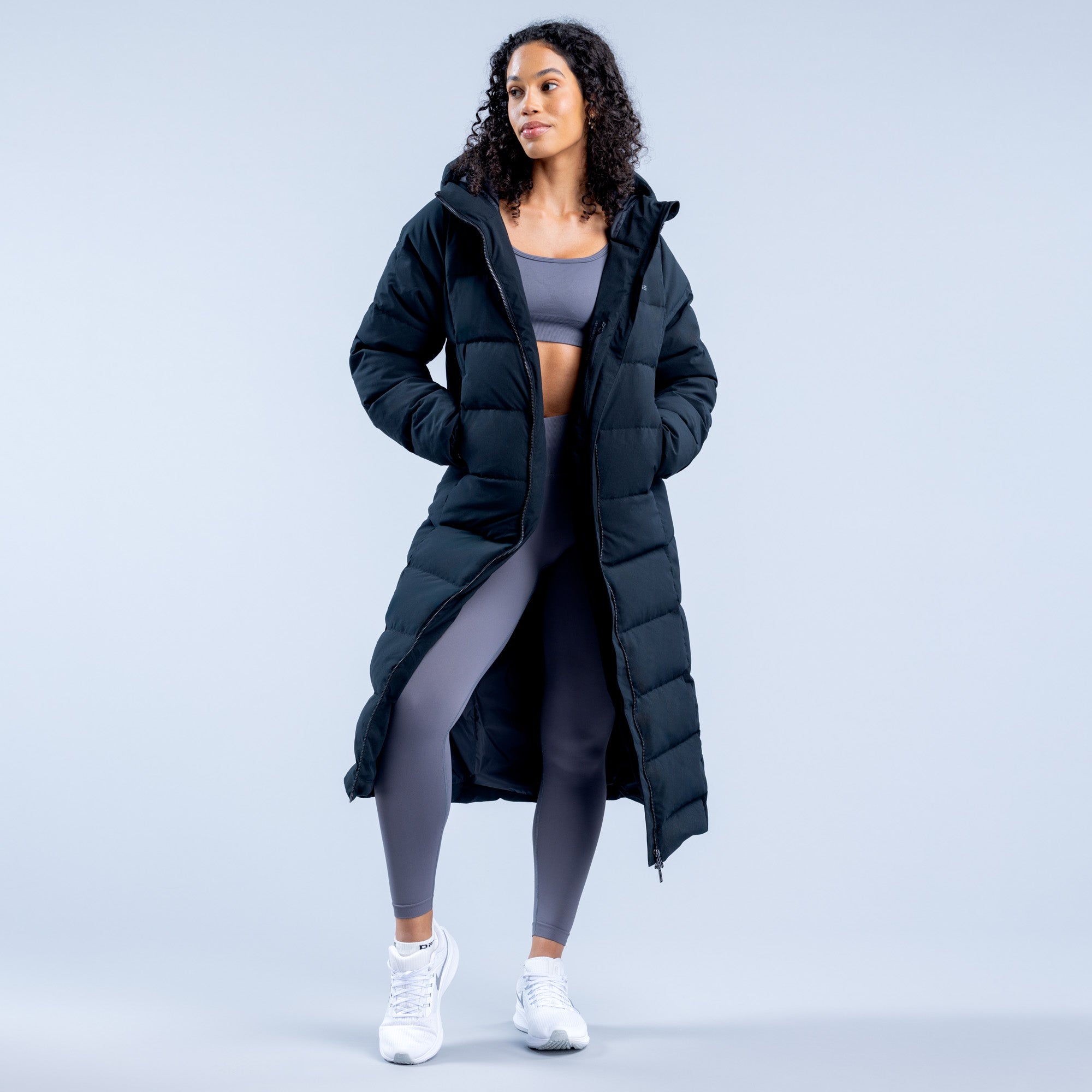 Chamarras DFYNE Revive Long Down Mujer Negros | 1273-HQXRD