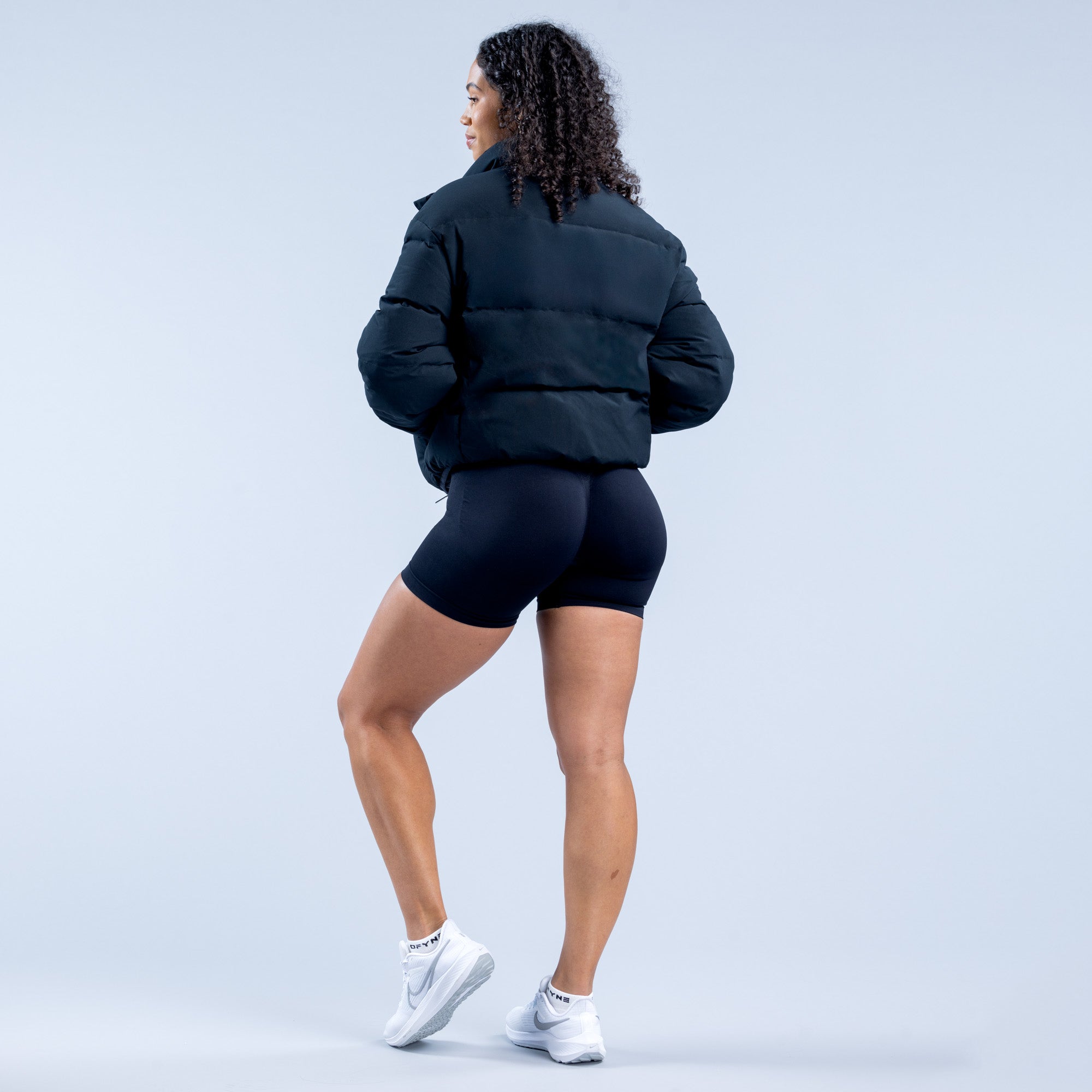 Chamarras DFYNE Revive Short Down Mujer Negros | 1087-MREKX