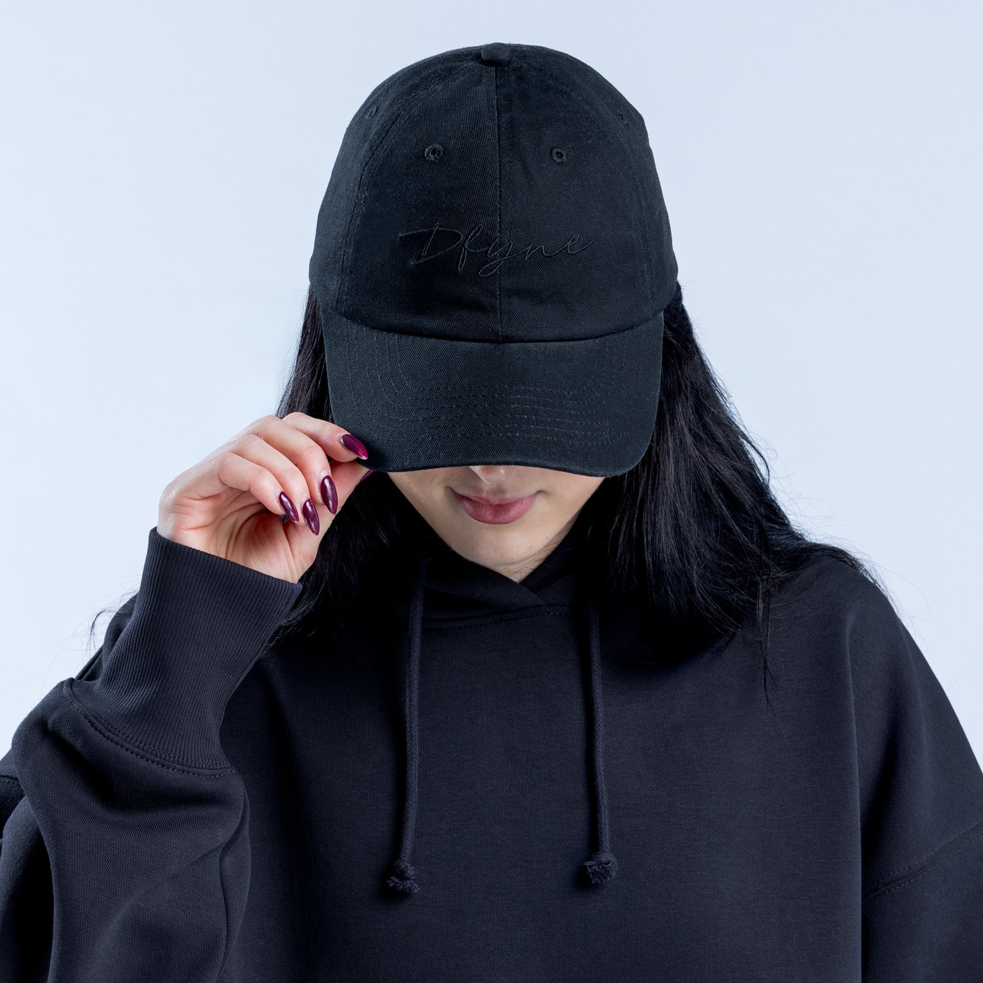 Gorra DFYNE Script Mujer Negros | 8246-XVFSM