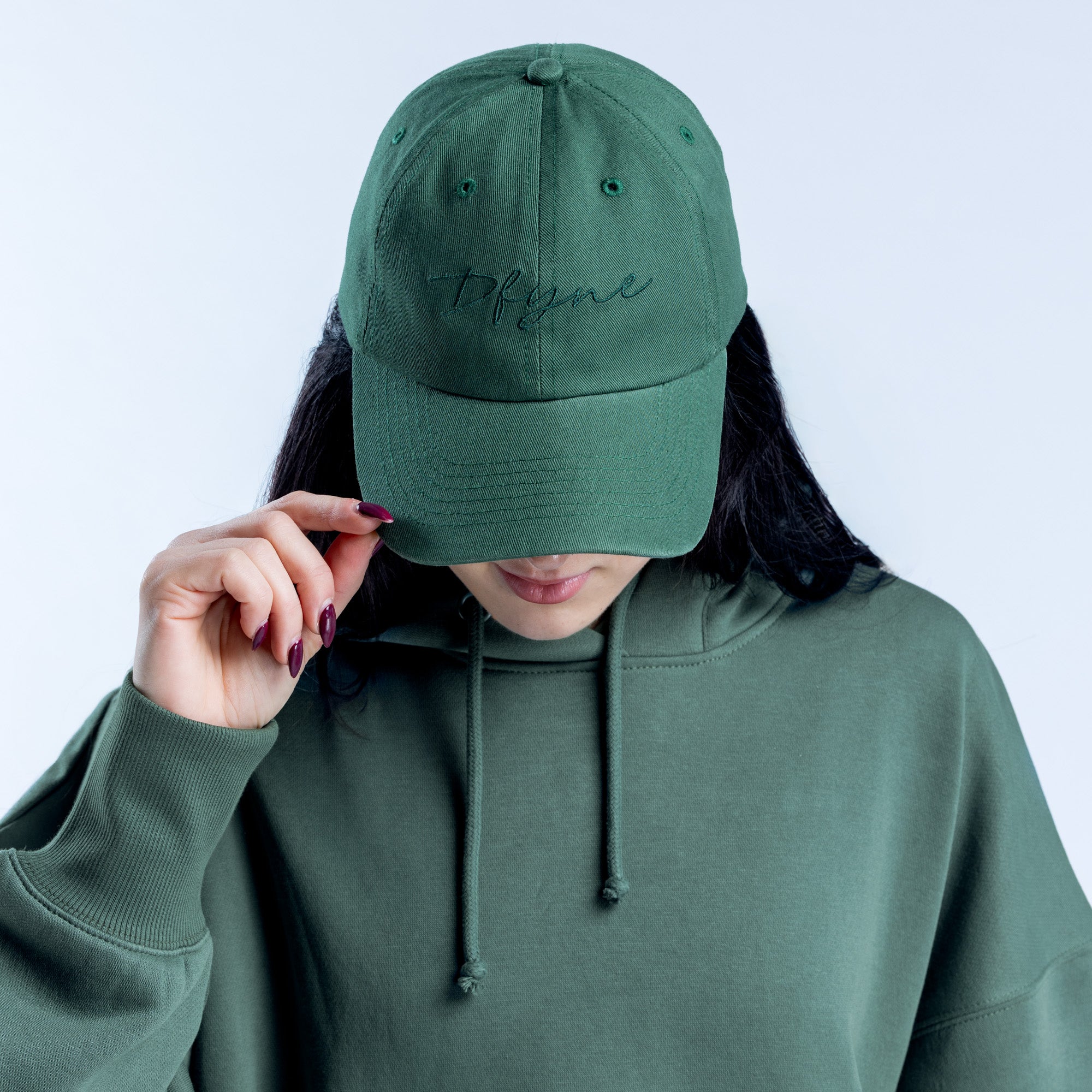 Gorra DFYNE Script Mujer Verdes | 4871-EWACJ