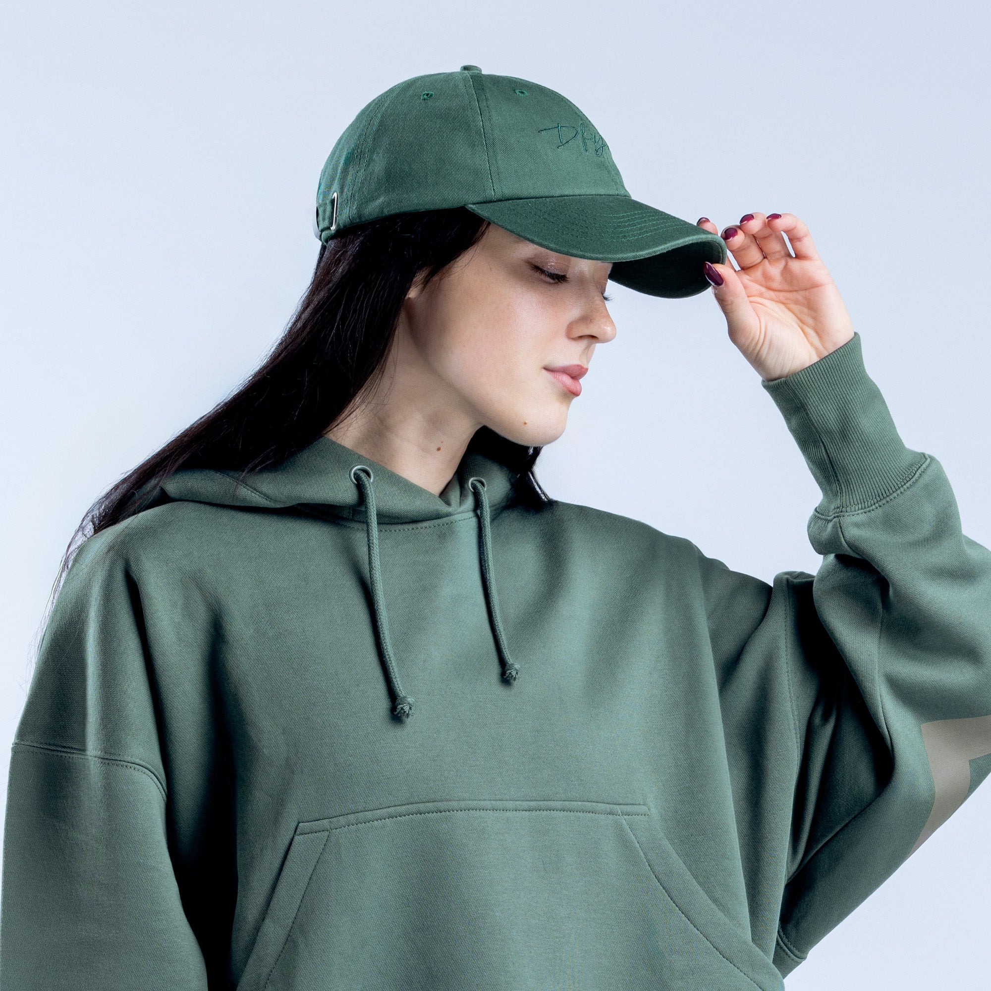 Gorra DFYNE Script Mujer Verdes | 4871-EWACJ
