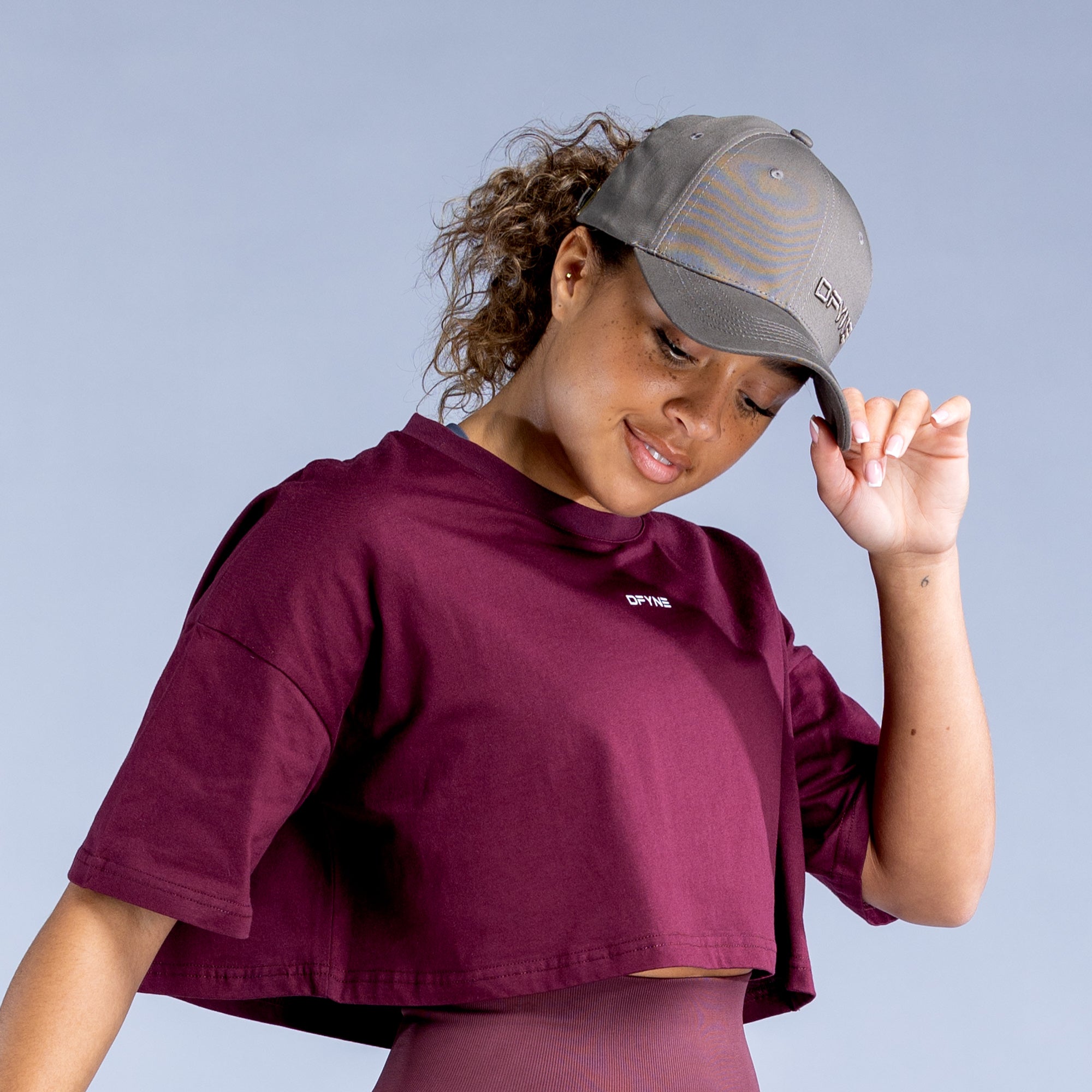 Gorra DFYNE Signature Mujer Chocolate Marrom | 2396-TCSRN