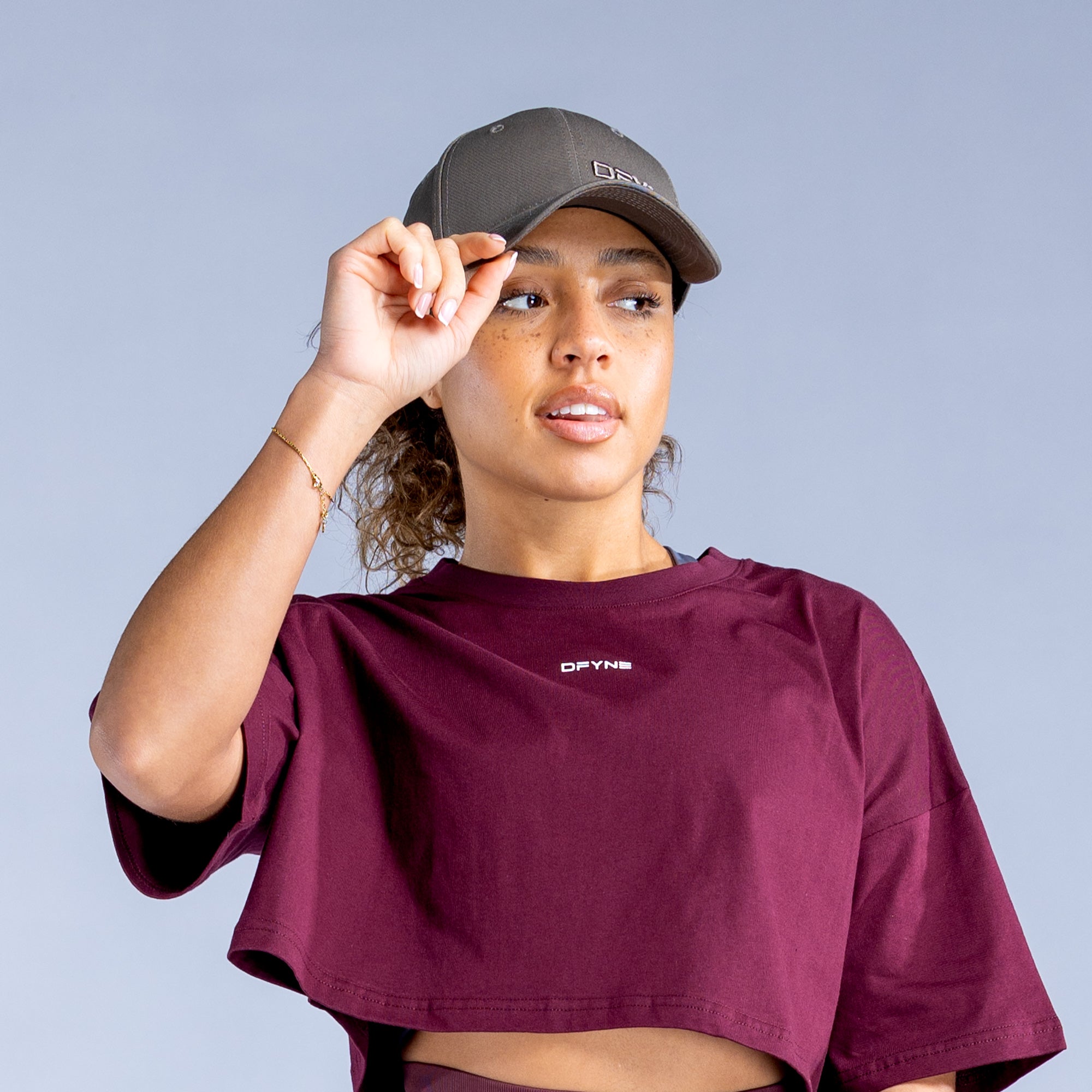 Gorra DFYNE Signature Mujer Chocolate Marrom | 2396-TCSRN