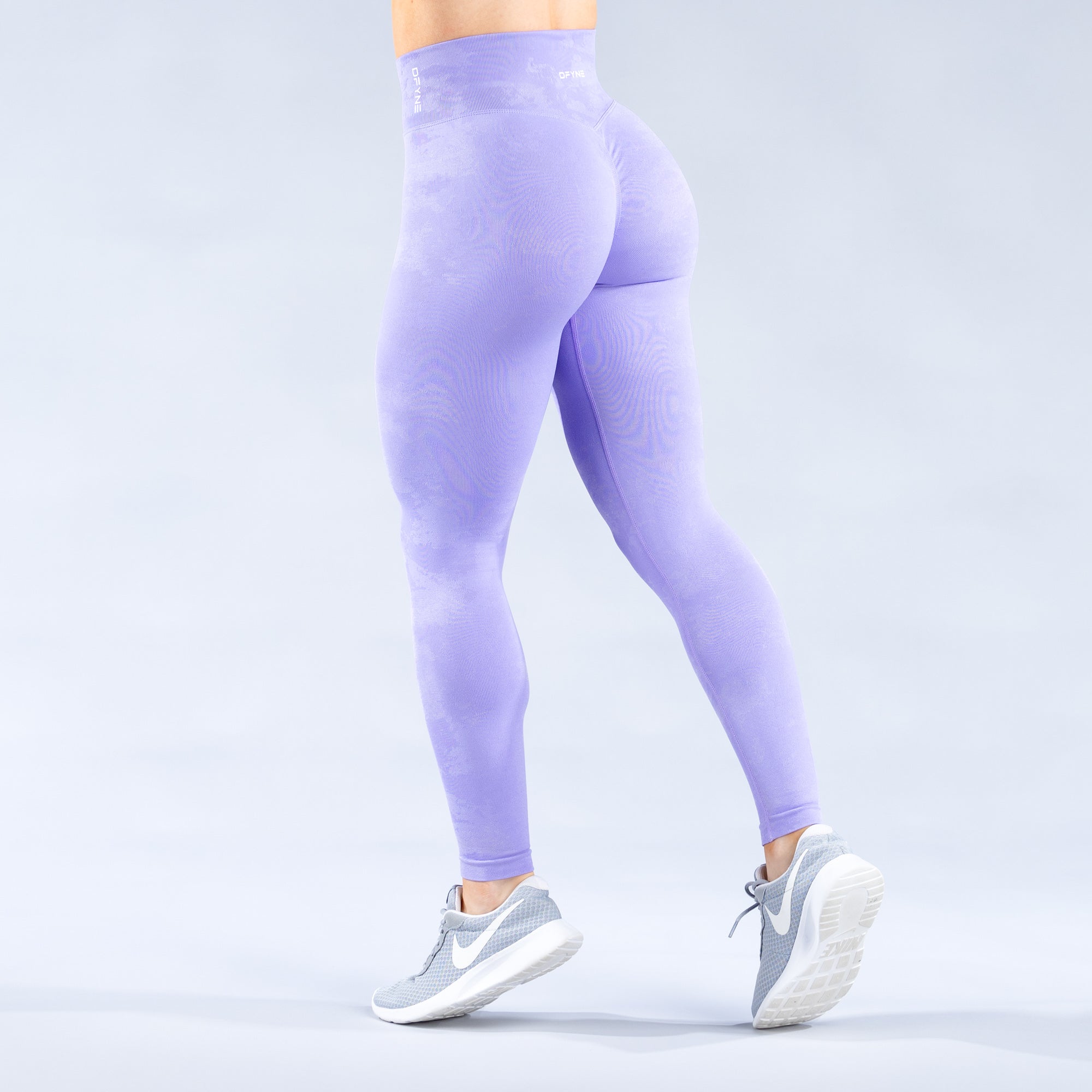 Leggins DFYNE Dynamic Mist Mujer Blancos | 5824-KYFVC