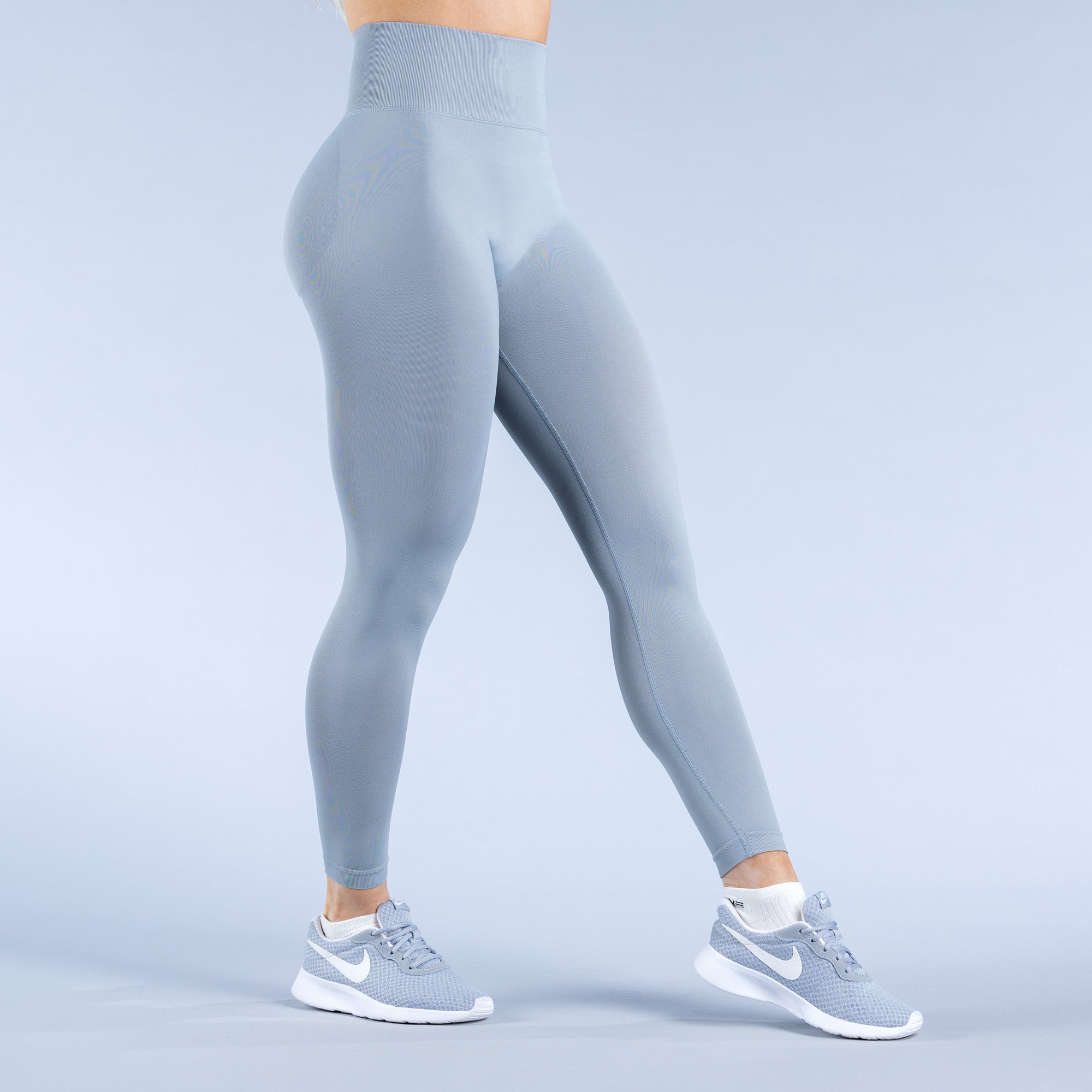 Leggins DFYNE Dynamic Mujer Grises Claro | 1590-TMPBX