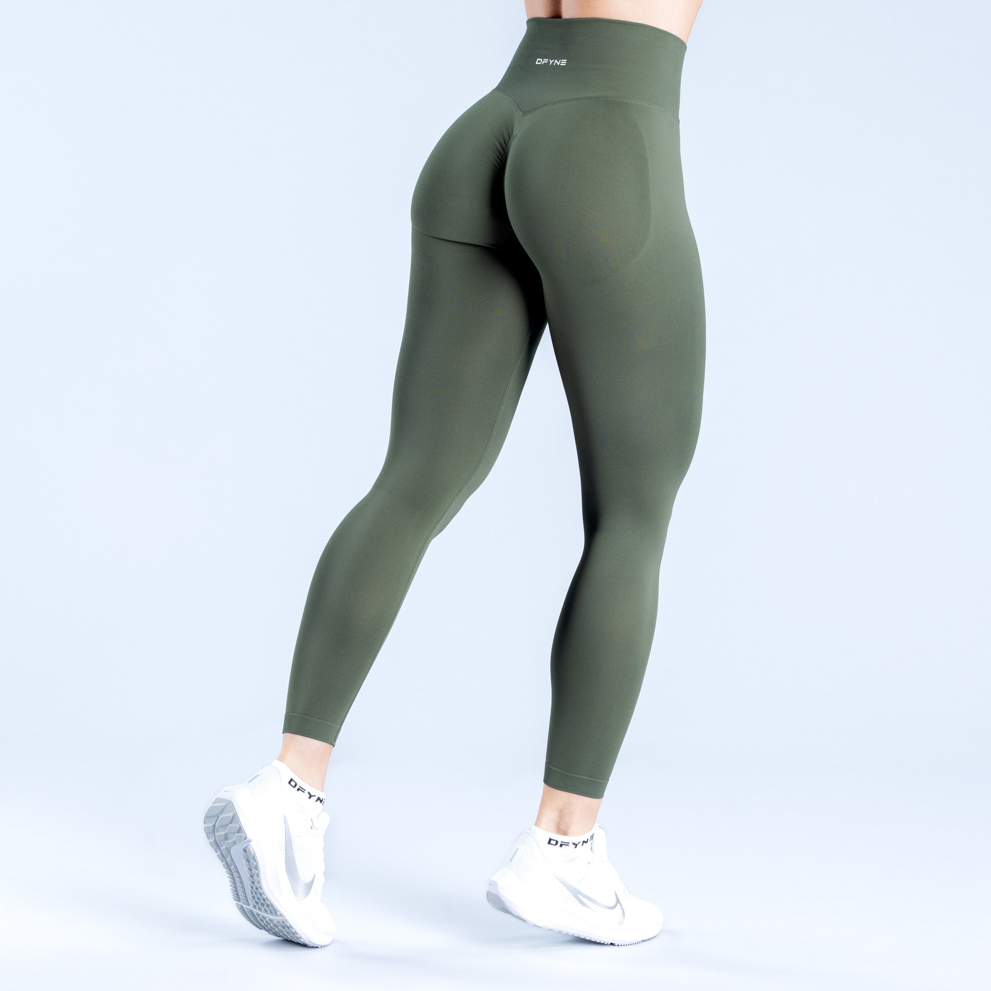 Leggins DFYNE Dynamic Mujer Verde Oliva | 1085-AOFKV