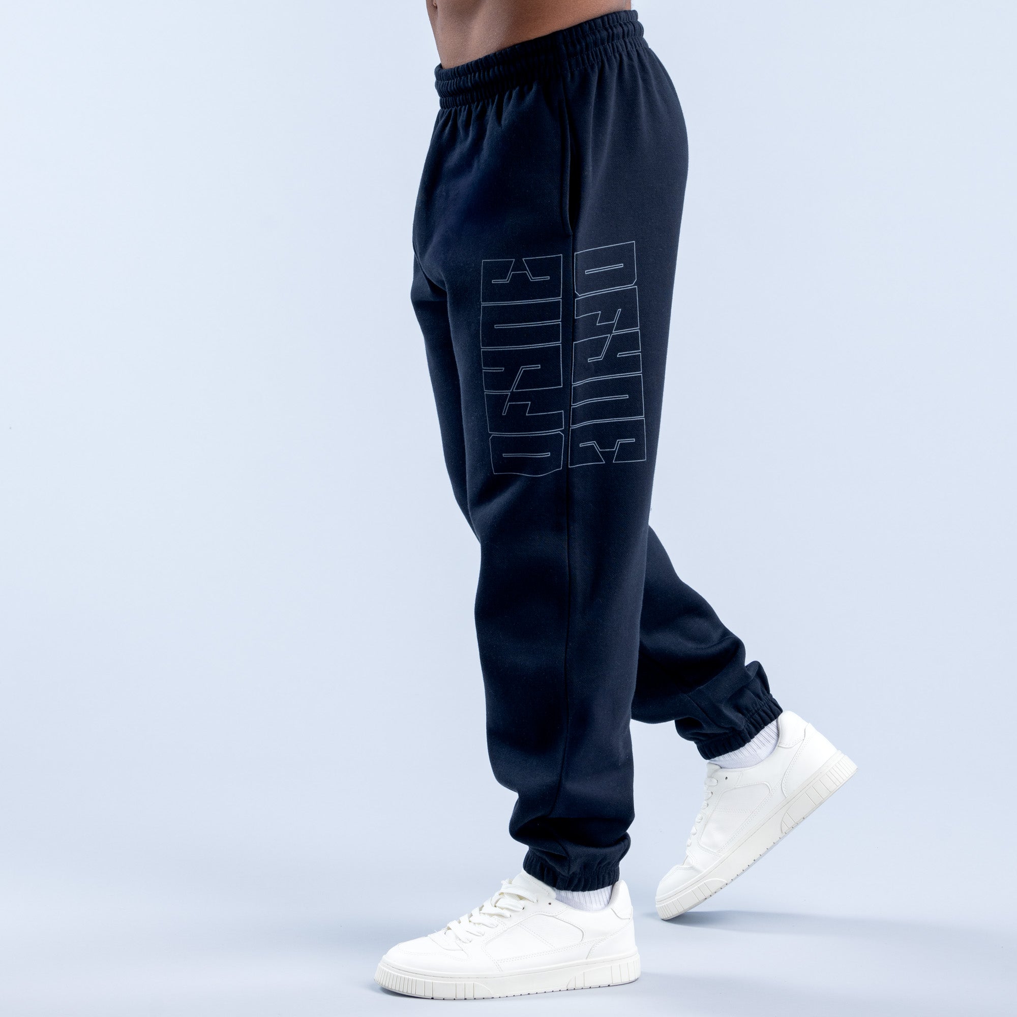 Pantalon Jogger DFYNE Recharge Graphic Hombre Negros | 5947-BREWH