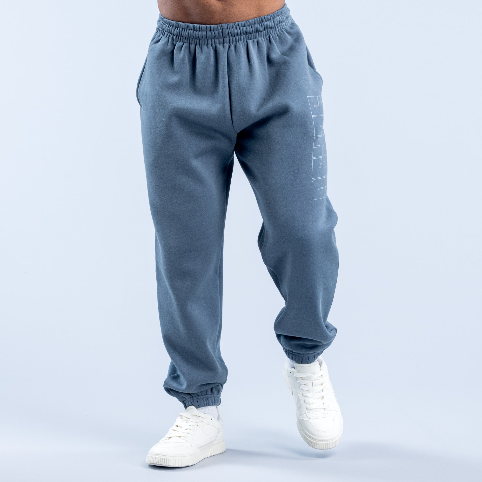 Pantalon Jogger DFYNE Recharge Graphic Hombre Grises | 3670-ETJHK