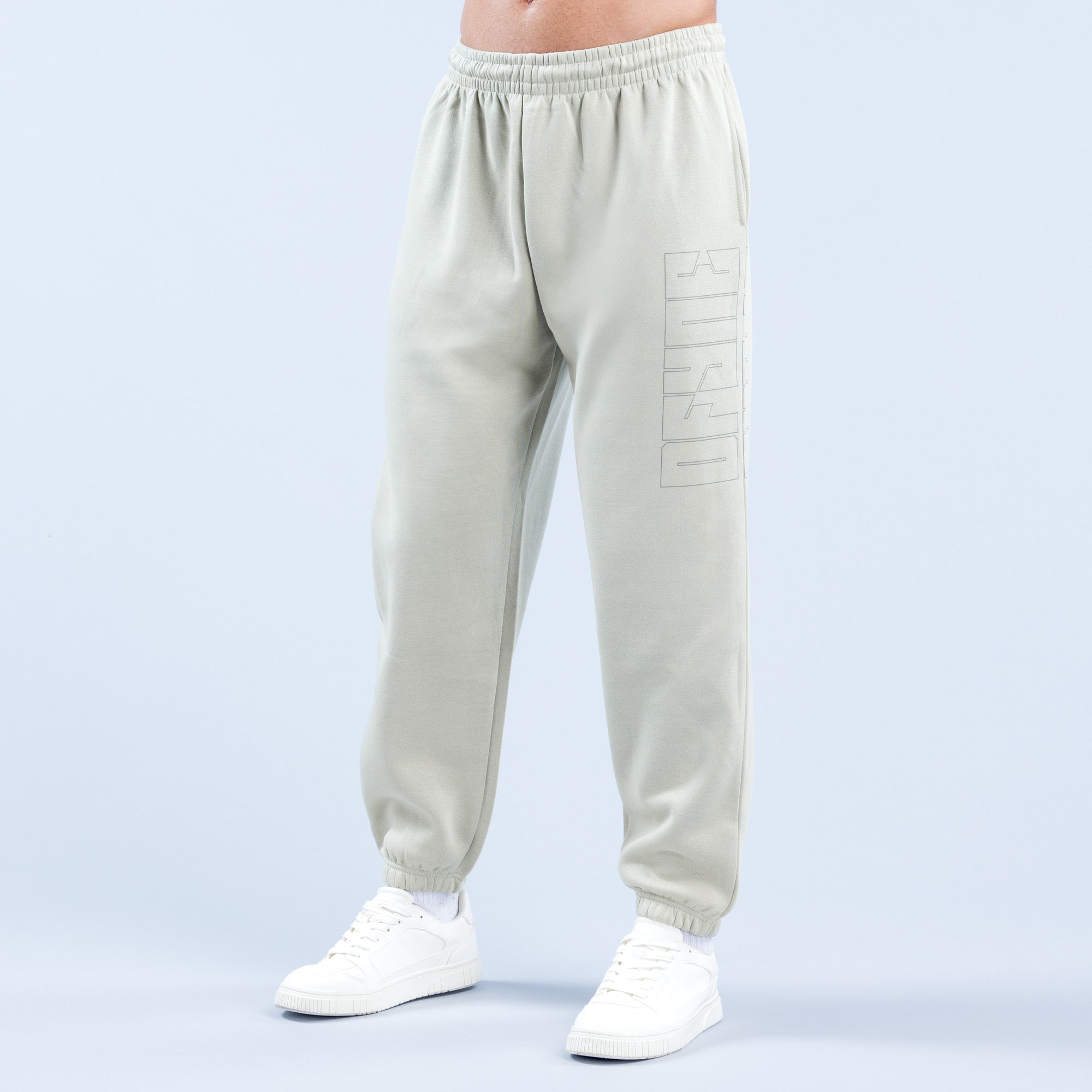 Pantalon Jogger DFYNE Recharge Graphic Hombre Grises | 2150-WFBZT