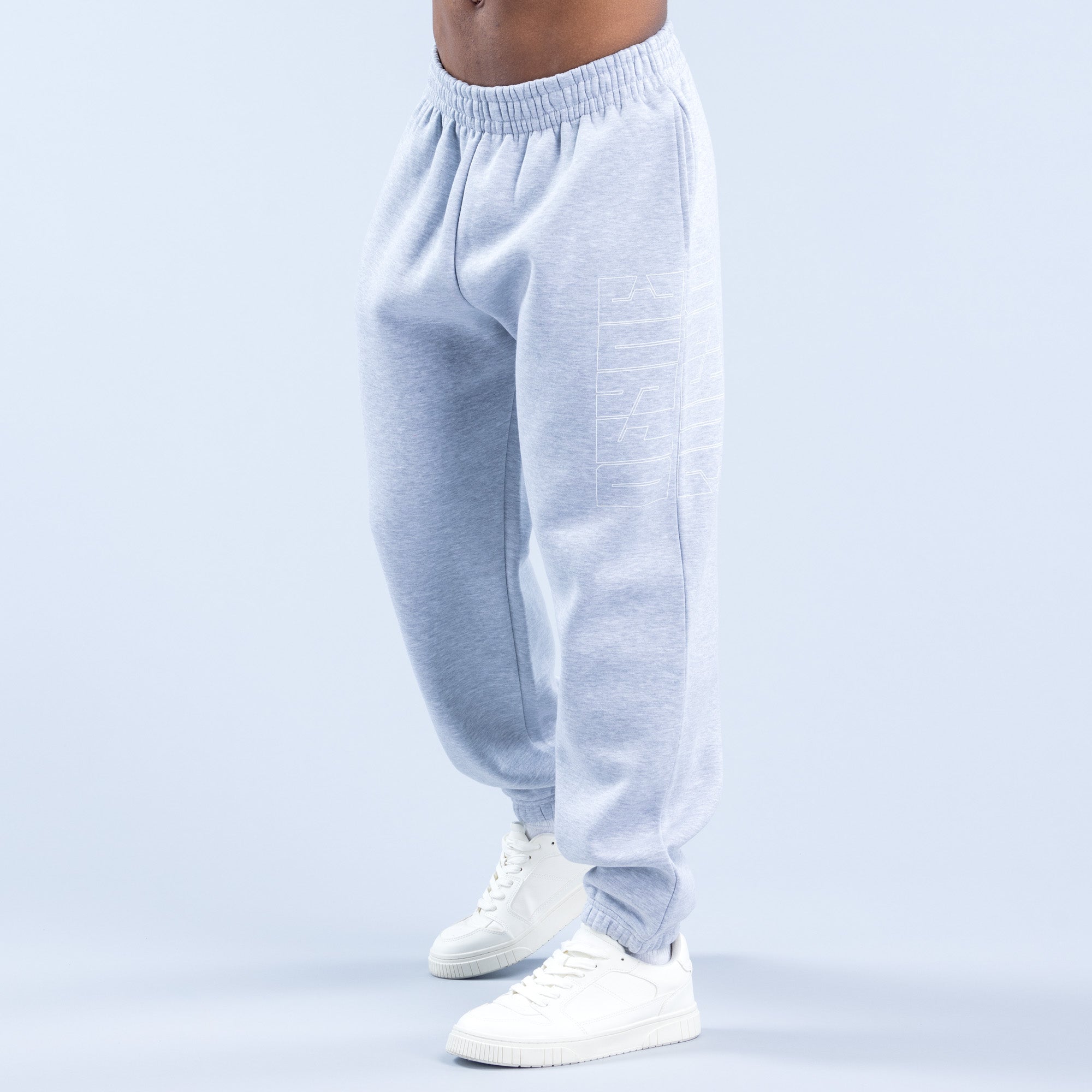 Pantalon Jogger DFYNE Recharge Graphic Hombre Grises | 9438-STNBP