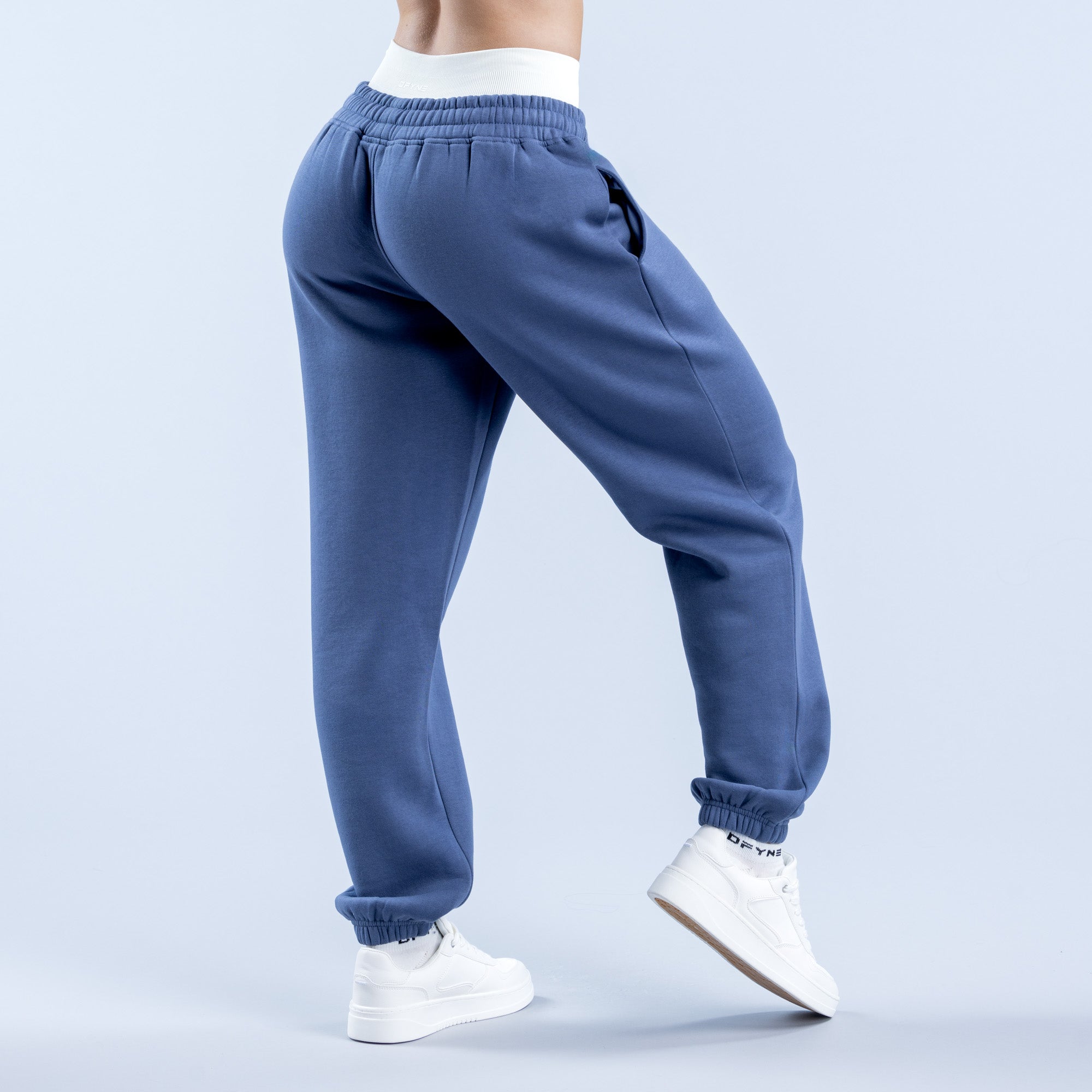 Pantalon Jogger DFYNE Revive Heavy Weight Mujer Azules Oscuro | 9465-ITNPE