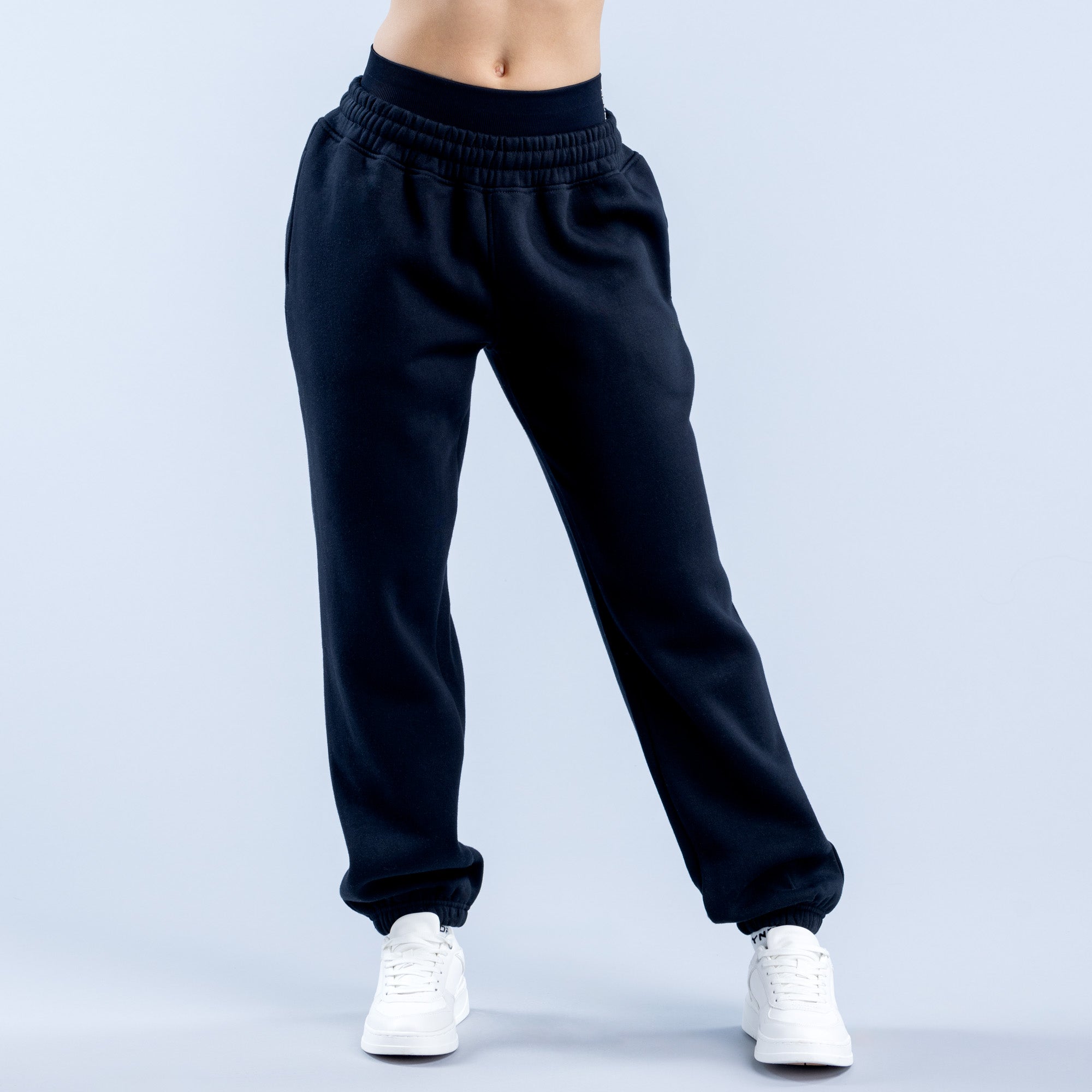 Pantalon Jogger DFYNE Revive Heavy Weight Mujer Negros | 3867-UHPXB